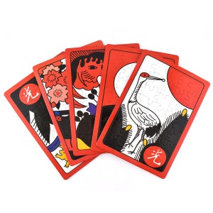 치매예방 어르신 퍼즐 A4 오광세트 화투퍼즐 35피스