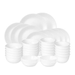 코렐 저스트화이트 한국형 10인 40P 원형 홈세트 / 그릇세트 집들이선물 예쁜접시 신혼 10인식기 혼수