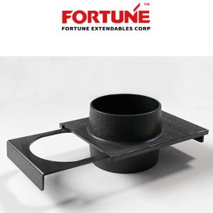 포춘 100mm 셀프게이트 집진기 리듀서 CCU77 PLASTIC SELF-CLEANING