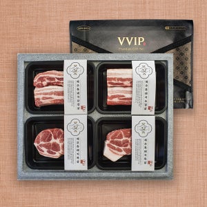 제주흑돼지 4구 선물세트 삼겹살 오겹살 목살