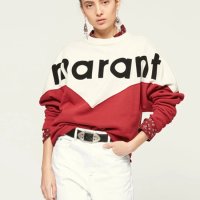 Isabel Marant 이자벨마랑 로고 라운드 맨투맨