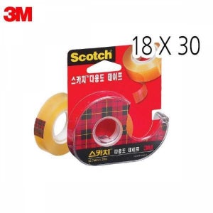 3M 스카치 다용도 투명 테이프 583D (18mmx30M) 디스펜서