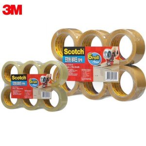 3M 스카치 포장용 테이프 3615R-6 (48mmx50M) 6롤