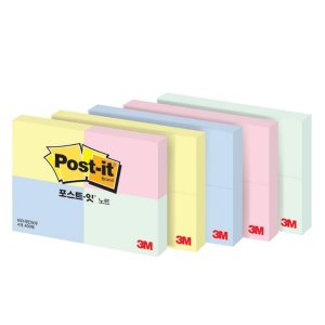 3M 포스트잇 일반노트 653 (51x38mm) 4패드 메모지