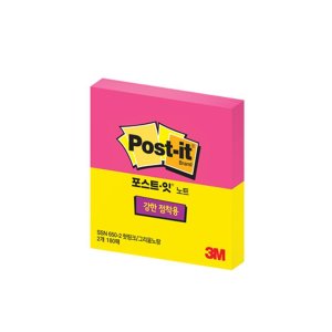 3M 포스트잇 형광노트 650 (38x76mm) 2패드 메모지