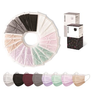 썸데이 보풀 없는 국산 개별포장 일회용 컬러 덴탈마스크 써멀본드 중형 10매