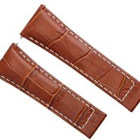 EWATCHPARTS Leather Band Strap Compatible with Rolex Daytona 116518 116519 116520 Cognac Tan Ws4D Sh