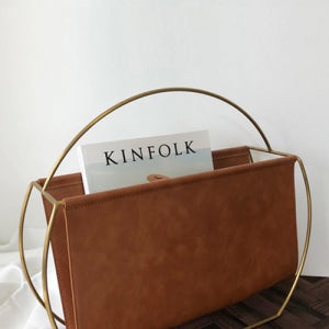 GOLD RING MAGAZINE RACK 잡지꽂이