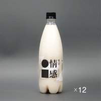 정감막걸리 12병 프리미엄 하동 탁주 750ml 8도