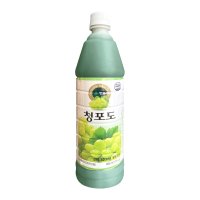 청솔 과일원액 청포도 음료 베이스 835ml 에이드 스무디용