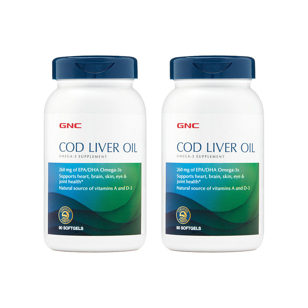 GNC 지앤씨 <b>코드리버오일</b> 90정 2병