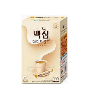 맥심 화이트골드 100 커피 믹스 항산화 스틱 부드러운 알갱이 김연아 세트 김태희 알커피