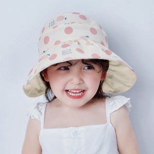 여름 여아 썬캡 아동 와이어 벙거지 패턴 썬햇