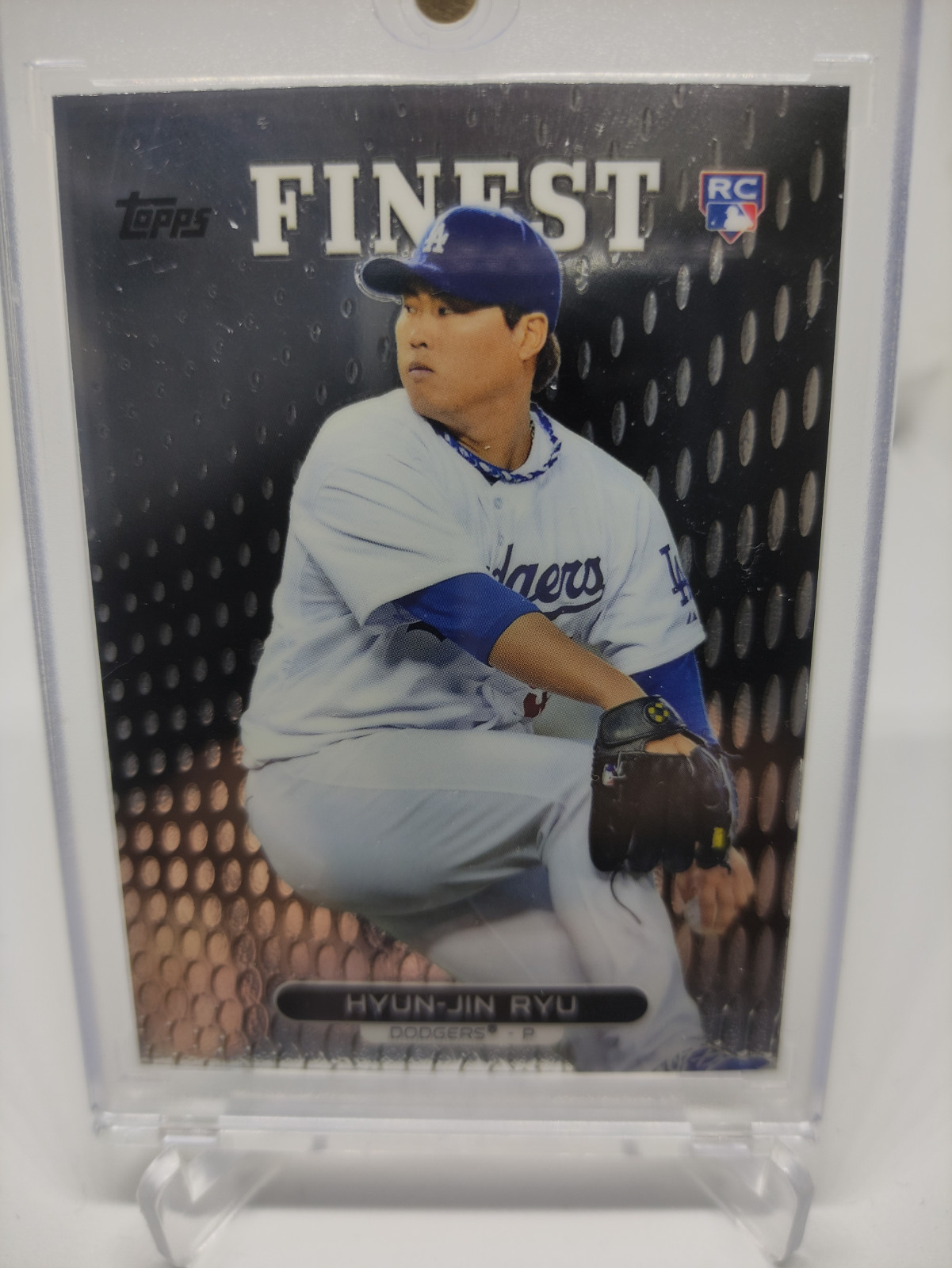 2013 Topps Finest 47번 RC 류현진 Hyun-Jin 야구 루키 MLB 카드