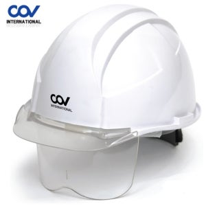 COV-투명창 보안경 안전모(투명,COV-HF-001A)