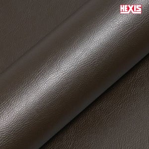 HEXIS 랩핑시트지 HX30PGMBRB / BROWN FGRAIN LEATHER 롤판매