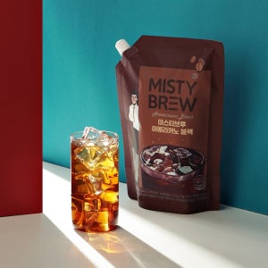 미스티브루 아메리카노 블랙 대용량 더치 캠핑용 커피 콜드브루 스파우트 1000ml