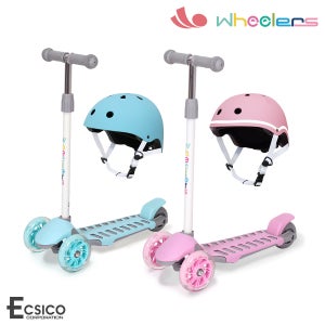 휠러스 에이스 스쿠터 헬멧 콤보 어린이 유아 킥보드