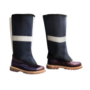 카멜로 KameLo 청각반 데님 그라인딩 빛반사 용접각반 안전 보호구 AG-1D REF