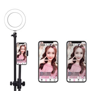 수직거치대+LED 조명 16cm 상품촬영 영상촬영 FL-C16