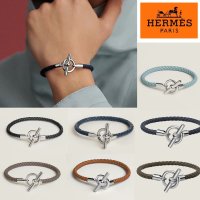 에르메스 남성 팔찌 글레난 H 팔찌 실버 HERMES Glenan H bracelet H077240FP 10컬러