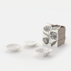 무자기 3종 꽃 종지 세트