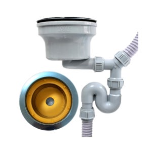 코트랩 대형 은항균 클린 싱크대배수구 교체 세트 배수통 배수관 하수구트랩 냄새 제거 차단