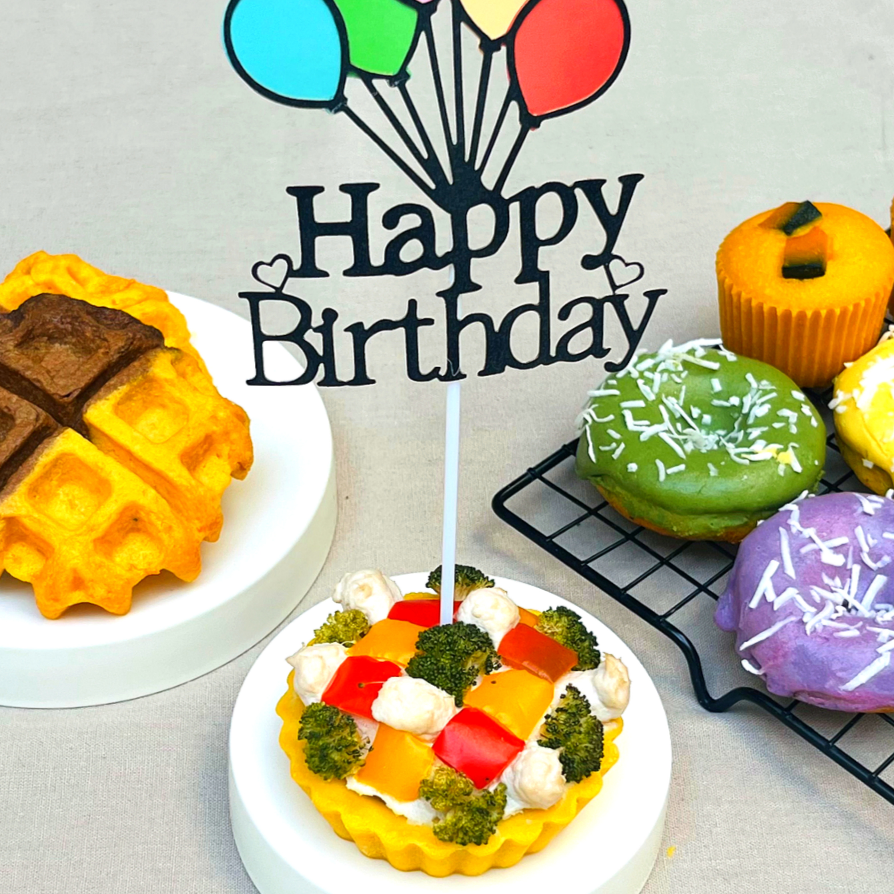 까까묵자 강아지 생일 수제 케이크