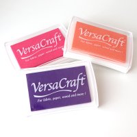 벌사크래프트 VersaCraft L 큰사이즈 패브릭 섬유용 스탬프도장 잉크패드 (24색)