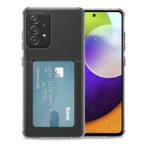 갤럭시 A72 케이스 투명 카드 수납 젤리