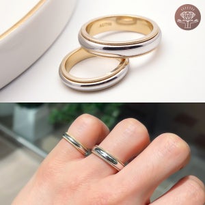 18K 밀그레인 5mm 반지(+7.5g)커플 데일리 여자 남자