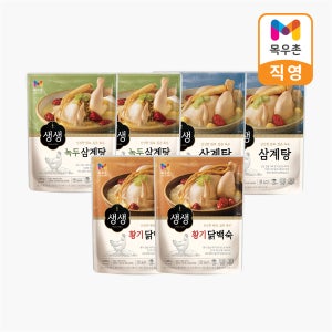 목우촌 생생 삼계탕 녹두 2개+생생 2개+황기 2개 (총6봉)