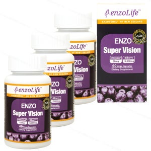 엔조라이프 뉴질랜드 슈퍼 비전 빌베리 15000 60정x3통