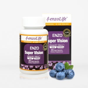 엔조라이프 뉴질랜드 슈퍼 비전 빌베리 15000 60정