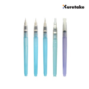 쿠레타게 지그 워터브러쉬 소 수채화붓 물붓펜 캘리그라피