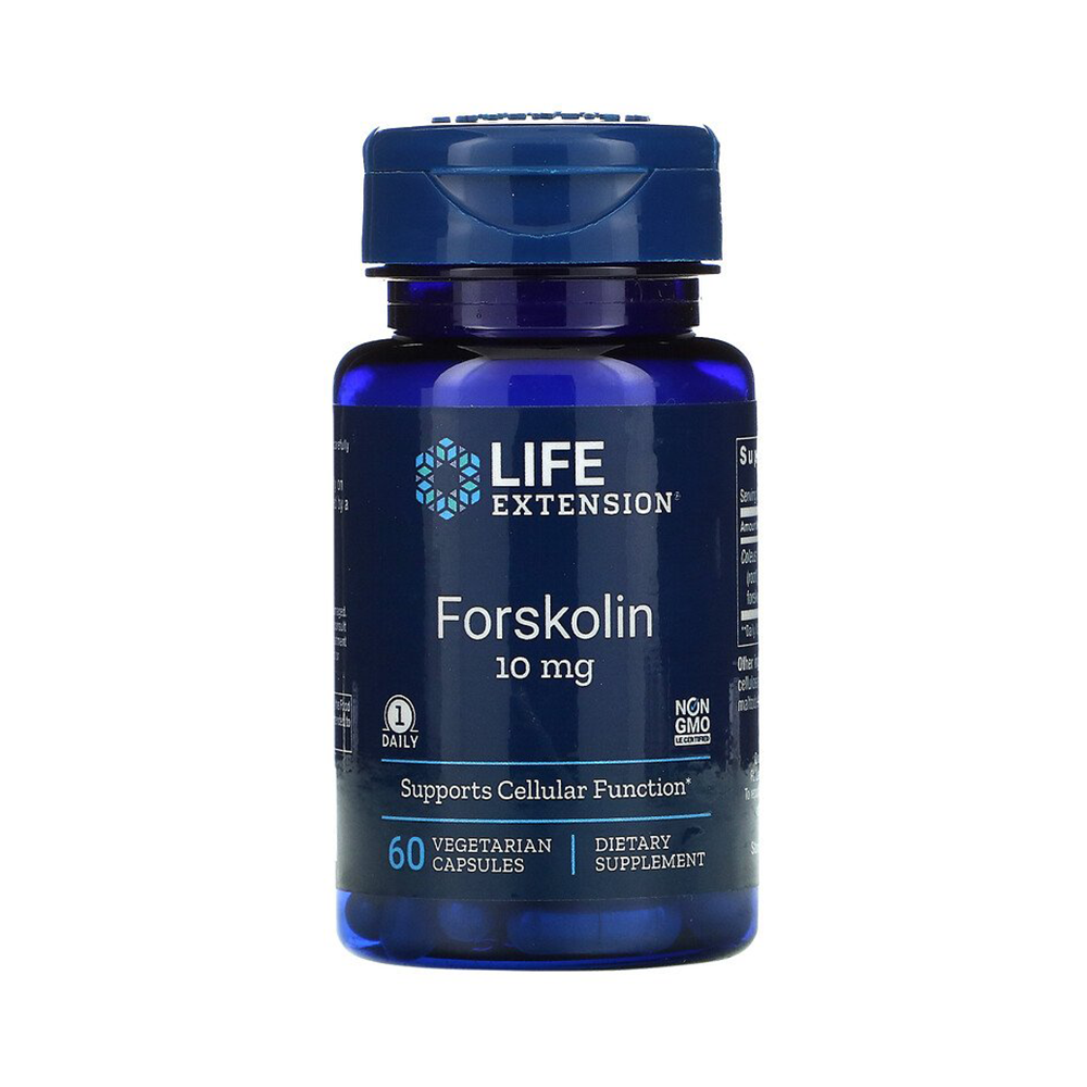 라이프 익스텐션 포스콜린 10mg 베지캡슐 60정