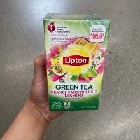 미국산 립톤(lipton) 그린티&패션 후르츠&자스민 녹차45g 티백 20개입