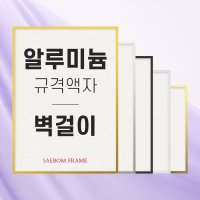 메탈액자 알루미늄 11R 16R 20R 7컬러 사진 사이즈 중형 대형 벽걸이 프레임