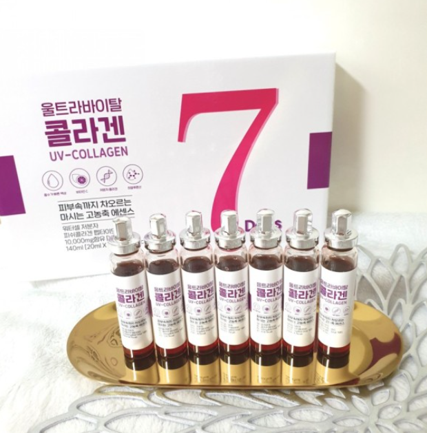 울트라바이탈 마시는 <b>콜라겐</b> 7days 20ml 7병 고농축 고함량 <b>콜라겐</b> 앰플 저분자 펩타이드 피부개선 이너뷰티 에버