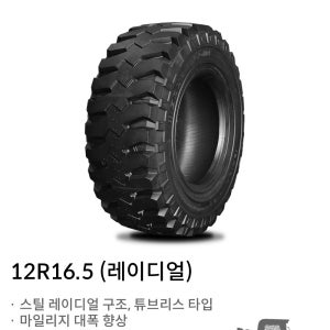 더블코인 12R16.5 REM3 스키드로더 3W