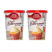 Betty Crocker 베티크로커 바닐라 버터크림 스타일 아이싱 400g 2팩