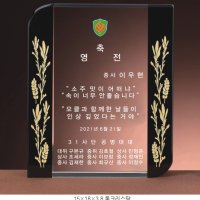 군인전역패 전출패 전역기념패 크리스탈전역패 감사패 공로패 재직기념패 축전역패 크리스탈상패