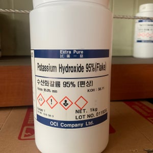 가성가리 시약 Potassium hydroxide KOH시약 1kg 1310-58-3