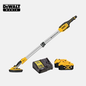 디월트 DCE800P2 20V 브러쉬리스 드라이월 샌더 샌딩기 5.0Ah 무선 벽면 천장