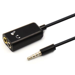 D1323 5개 3.5mm 변환 Y 잭 젠더 3극 4극 스마트폰 이어폰 마이크 연결