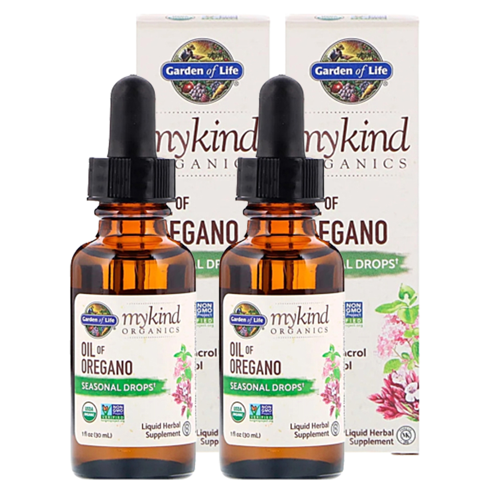 가든오브라이프 마이카인드 <b>오레가노 오일</b> 효능 카바크롤 30ml 2팩