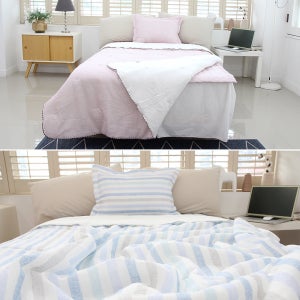 여름 모달 시어서커 호텔 침구 차렵이불 세트