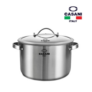 까사니 쿠치나 IH 스텐 인덕션 26 업소용 곰솥 찜솥 들통 사골솥 국솥 육수 큰 냄비