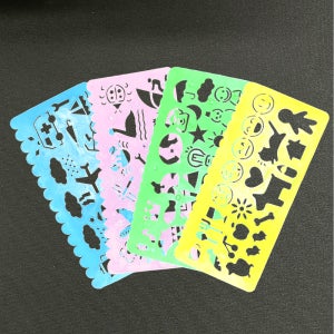 4P 다용도 사물 모형자 템플레이트 모형자 멀티모형자