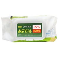 균이제로 살균 티슈 손 소독 감염병예방 물티슈